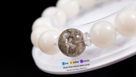 Phantom Crystal Bracelet with Bodhi Seeds – Nature, Energy, Meaning