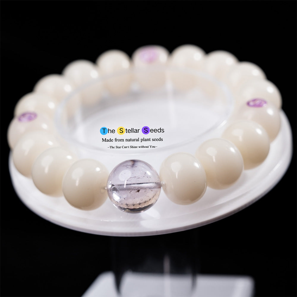 Inner Light: Bodhi & Amethyst Spiritual Healing Bracelet - The Stellar Seeds