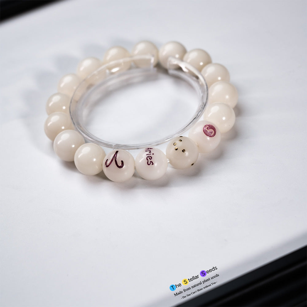 Zodiac Mala Beads Meditation – Aries Constellation Healing Bracelet - The Stellar Seeds