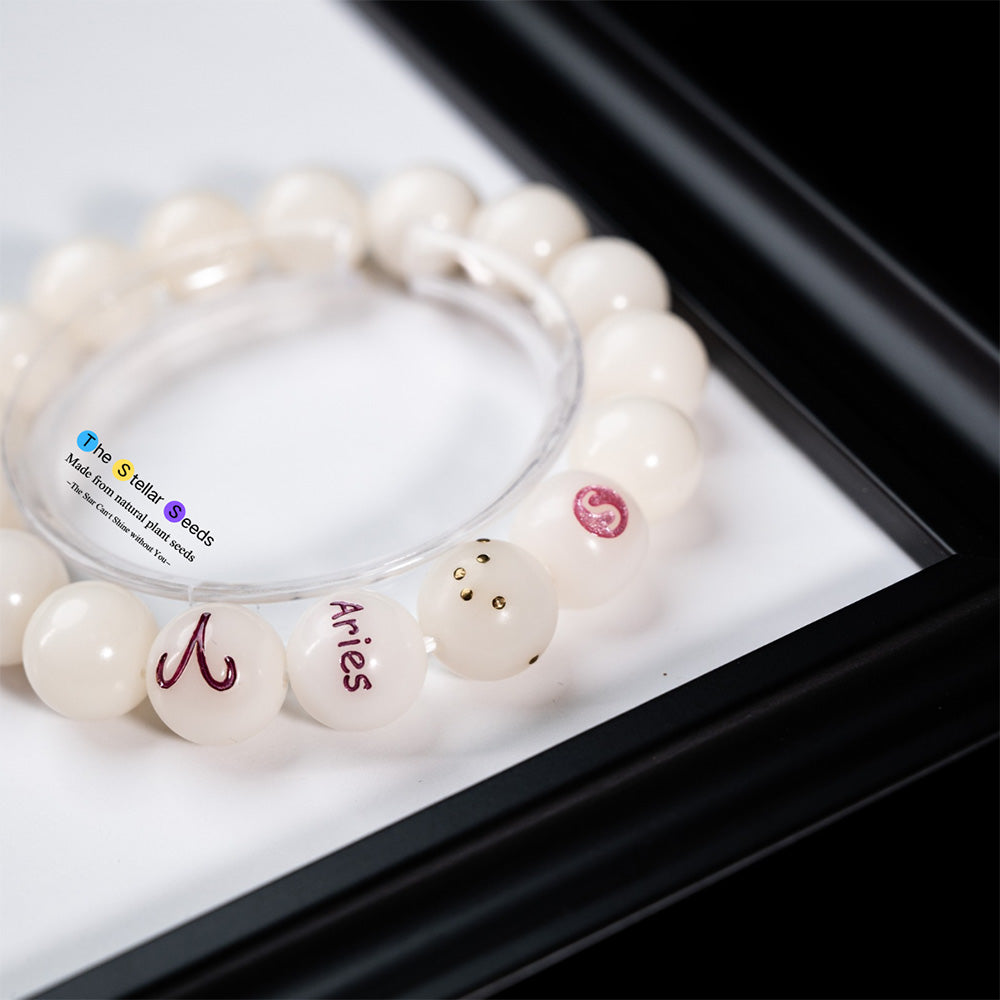 Zodiac Mala Beads Meditation – Aries Constellation Healing Bracelet - The Stellar Seeds