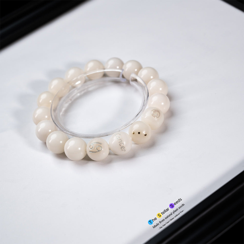 Zodiac Rosary Beads – Cancer Symbol Bracelet for Mindfulness and Peace - The Stellar Seeds