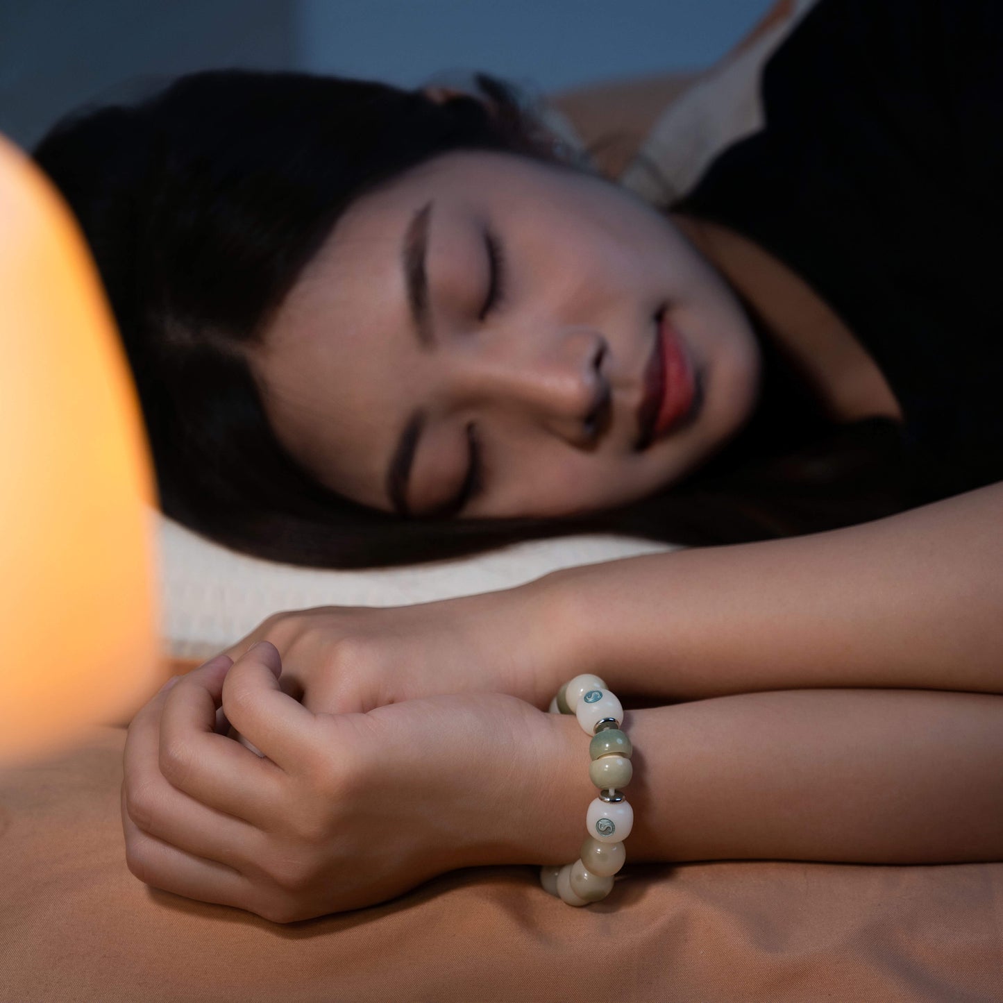Green Bodhi Mala Beads Bracelet for Calm Sleep - The Stellar Seeds