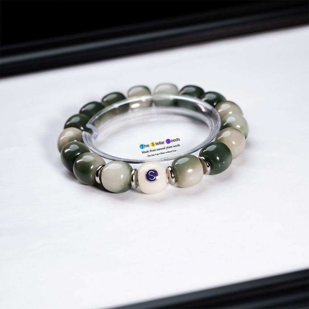 Natural Green Bodhi Beads Bracelet – For Deeper Meditation & Inner Peace - The Stellar Seeds