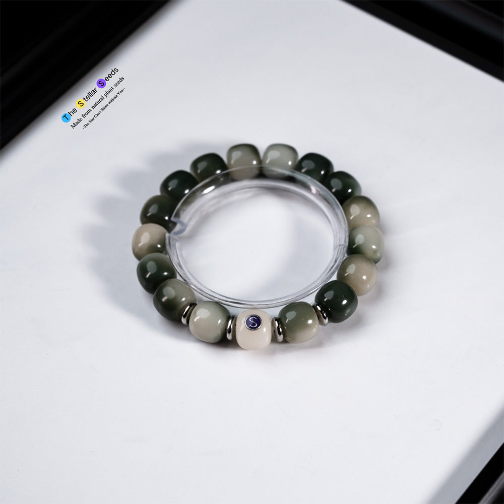Natural Green Bodhi Beads Bracelet – For Deeper Meditation & Inner Peace - The Stellar Seeds