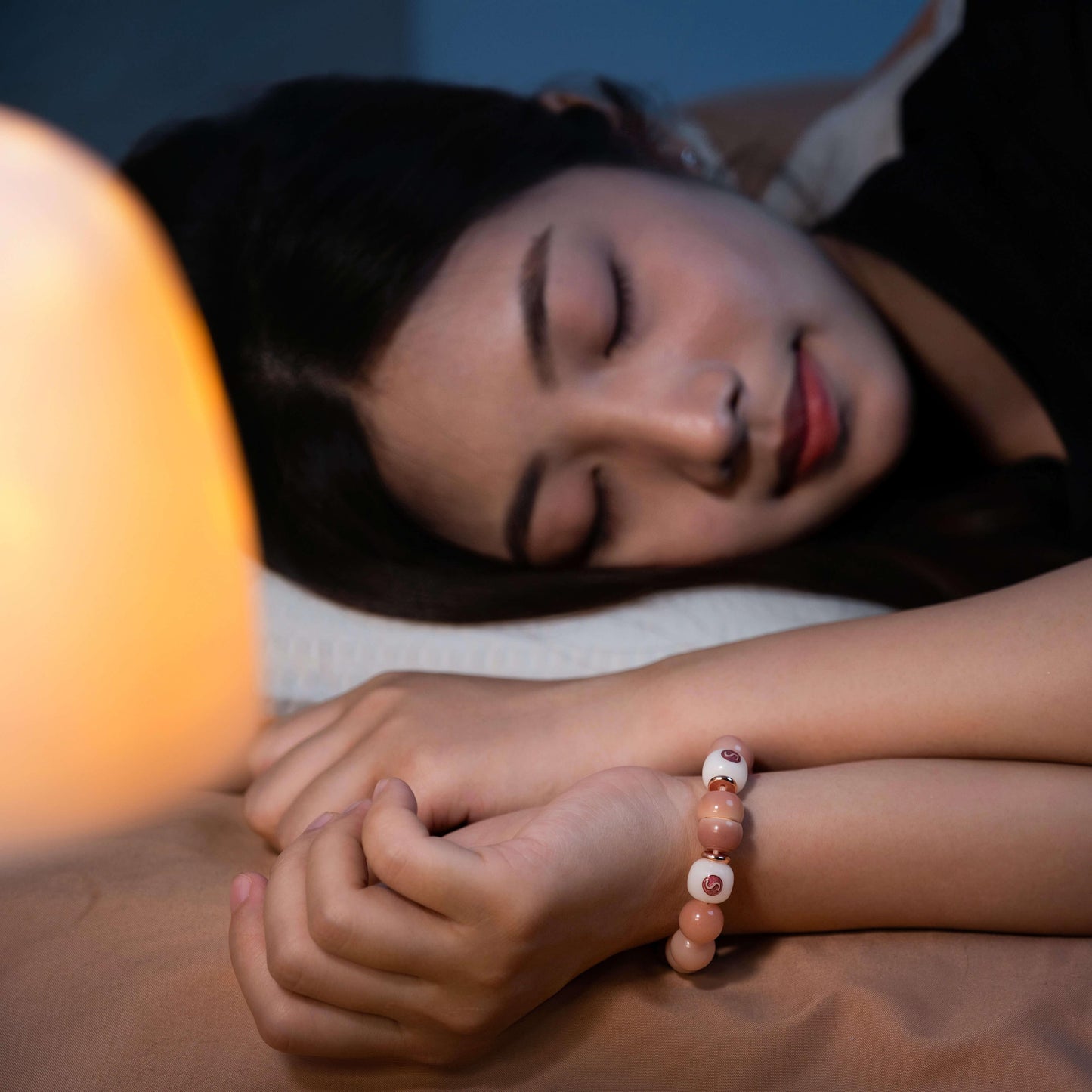 Brown Bodhi Beads Mala Bracelet with Sleep Bead - The Stellar Seeds