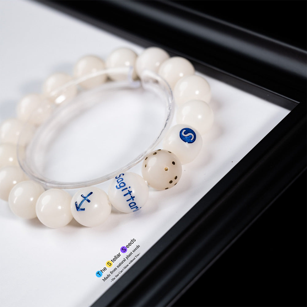 Zodiac Spiritual Bracelets – Sagittarius Symbol with Bodhi Beads for Growth - The Stellar Seeds