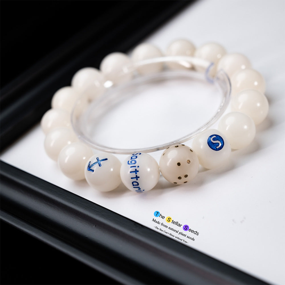 Zodiac Spiritual Bracelets – Sagittarius Symbol with Bodhi Beads for Growth - The Stellar Seeds