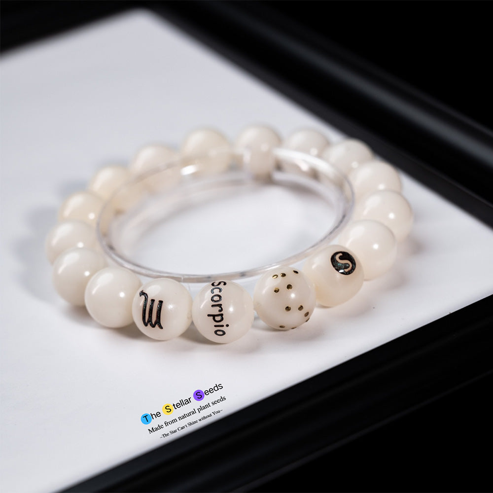 Zodiac Mala Beads – Scorpio Symbol Bracelet for Inner Transformation - The Stellar Seeds