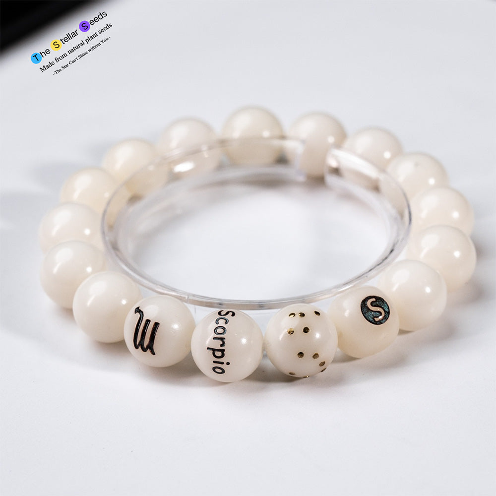 Zodiac Mala Beads – Scorpio Symbol Bracelet for Inner Transformation - The Stellar Seeds