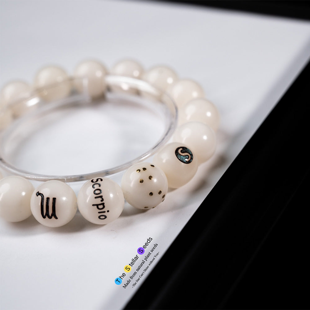 Zodiac Mala Beads – Scorpio Symbol Bracelet for Inner Transformation - The Stellar Seeds