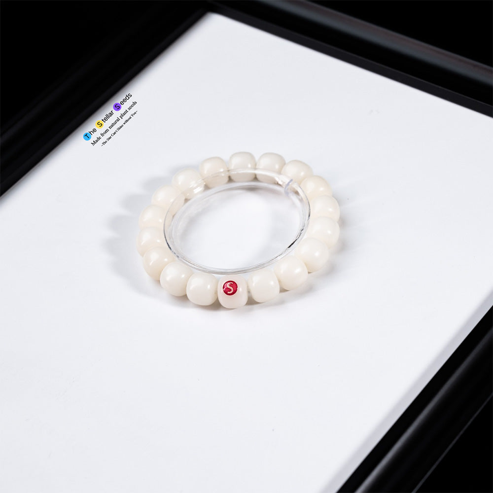 White Bodhi Meditation Bracelet – Connect with Nature & Tranquility - The Stellar Seeds