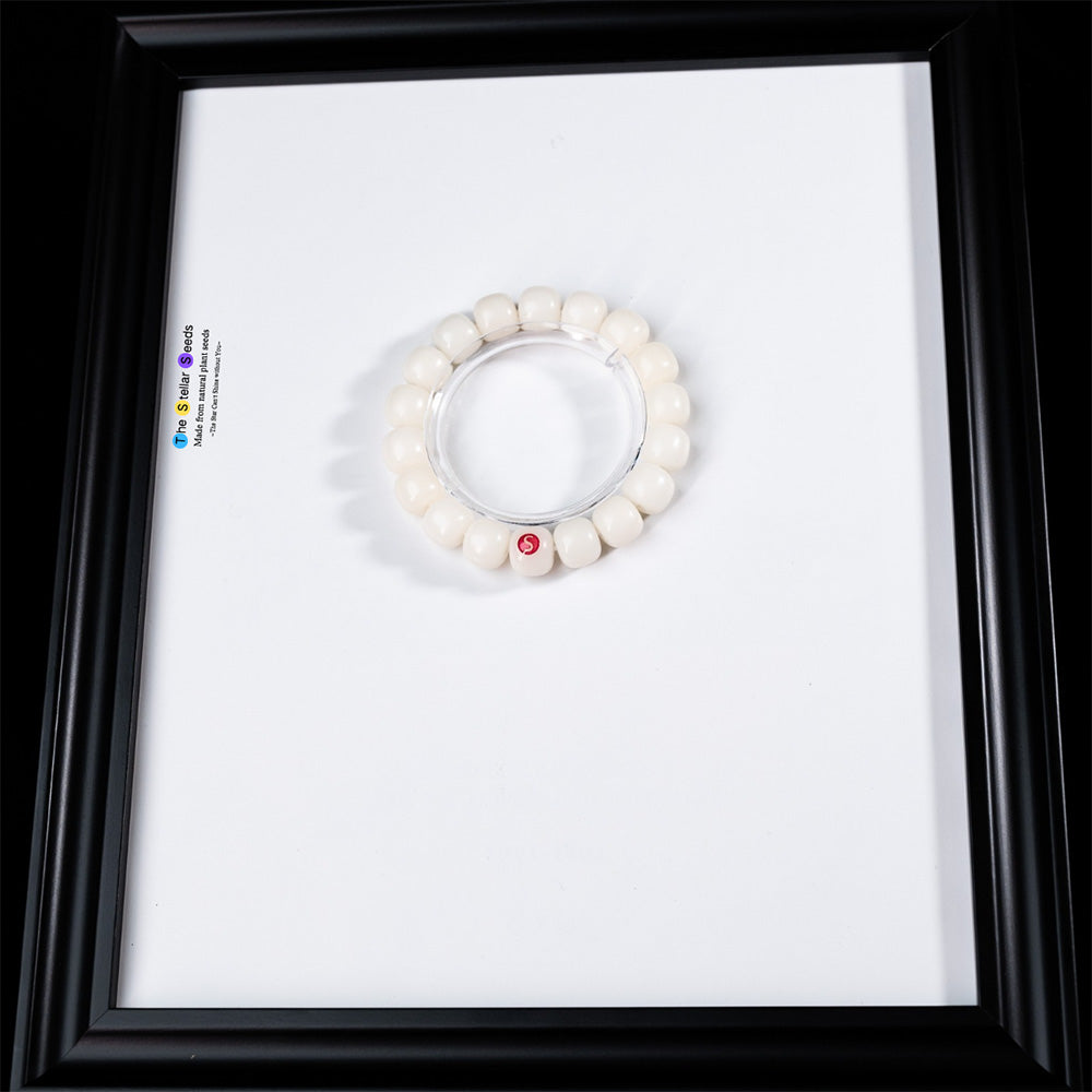 White Bodhi Meditation Bracelet – Connect with Nature & Tranquility - The Stellar Seeds