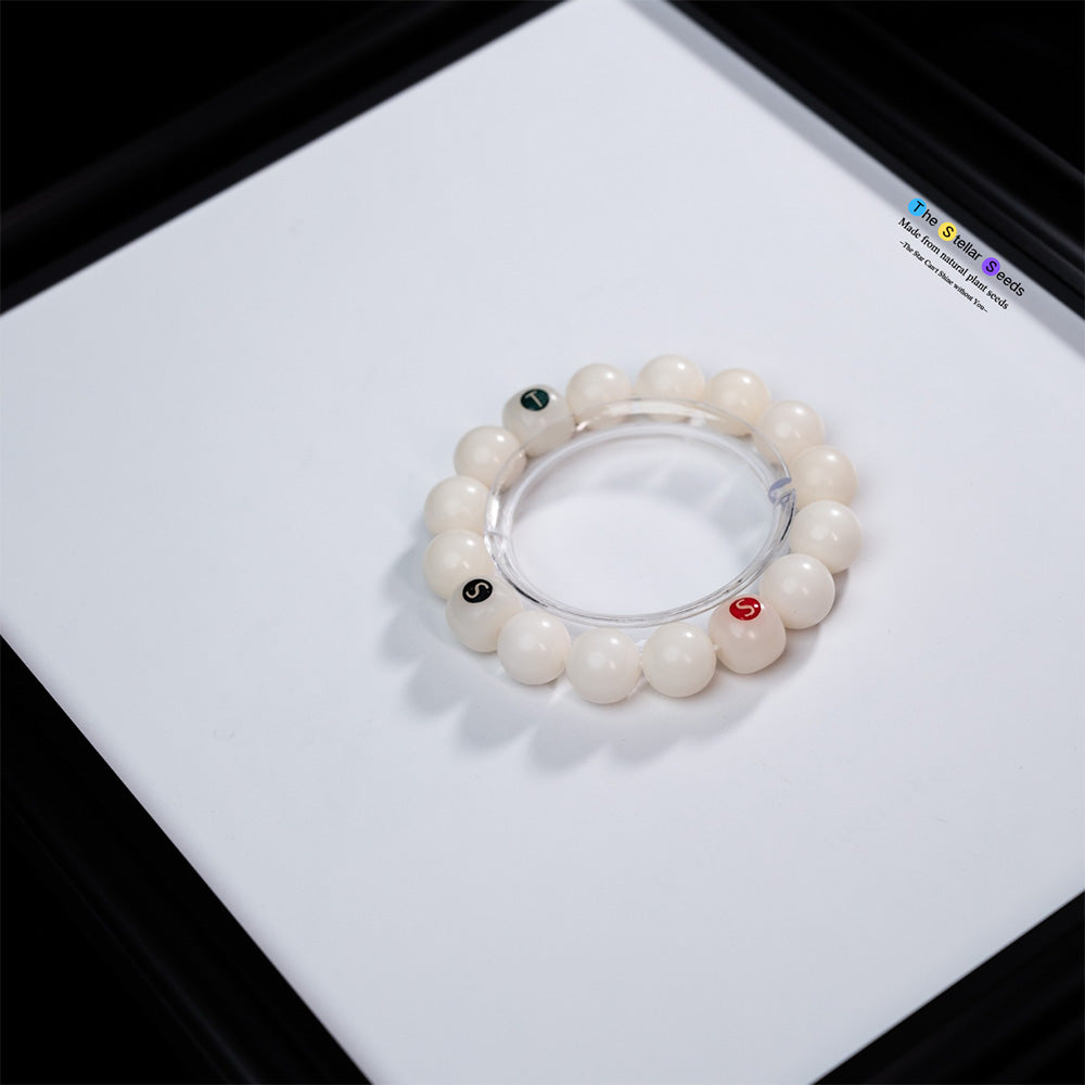 White Bodhi Seed Bracelet – Pure, Peaceful, Natural - The Stellar Seeds