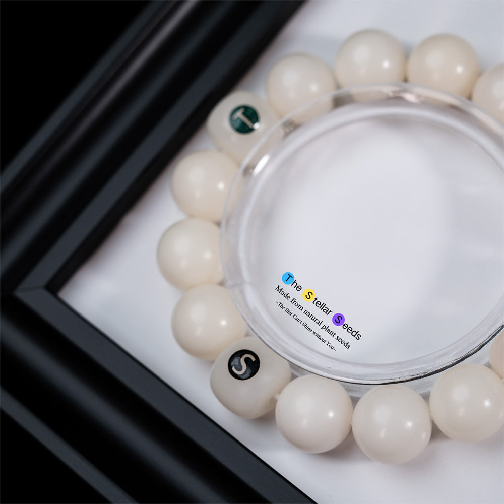 White Bodhi Seed Bracelet – Pure, Peaceful, Natural - The Stellar Seeds