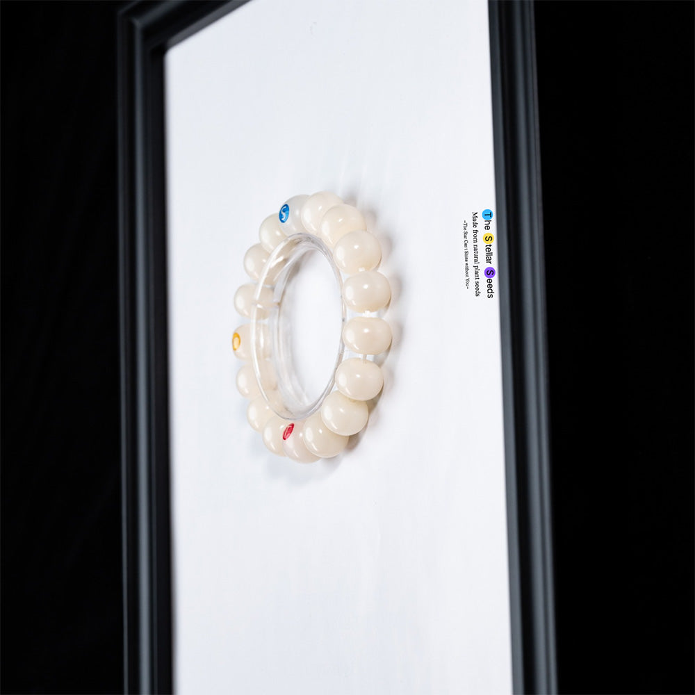 Mindful Moments — White Bodhi Meditation Mala - The Stellar Seeds