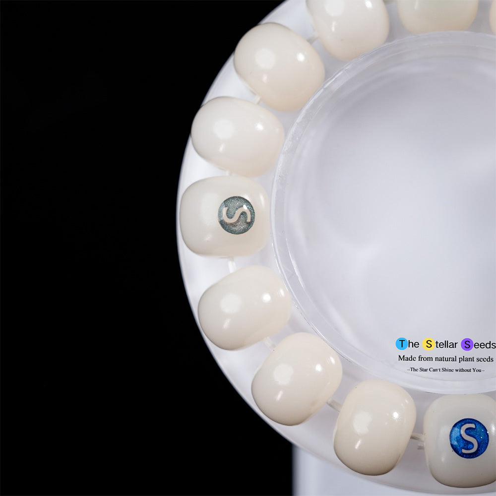 Timeless White Bodhi Bracelet – Crafted for Clarity - The Stellar Seeds