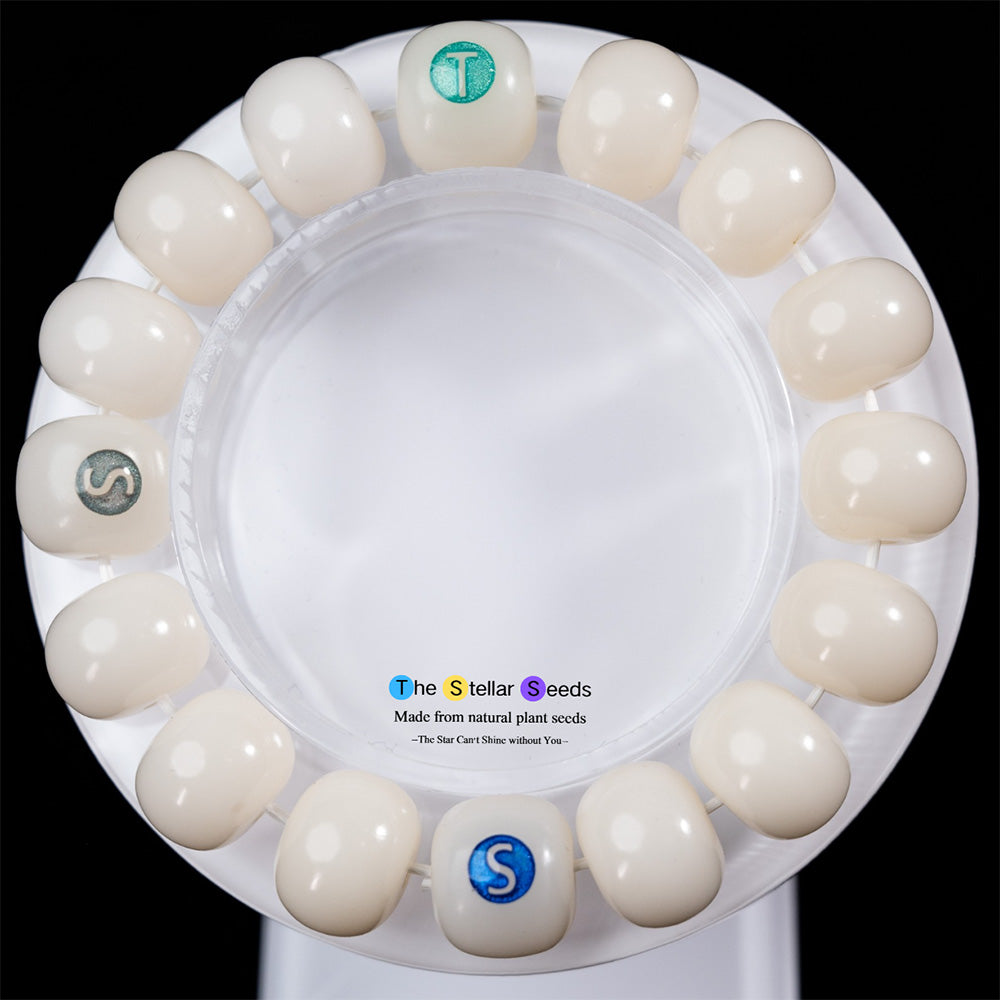 Timeless White Bodhi Bracelet – Crafted for Clarity - The Stellar Seeds