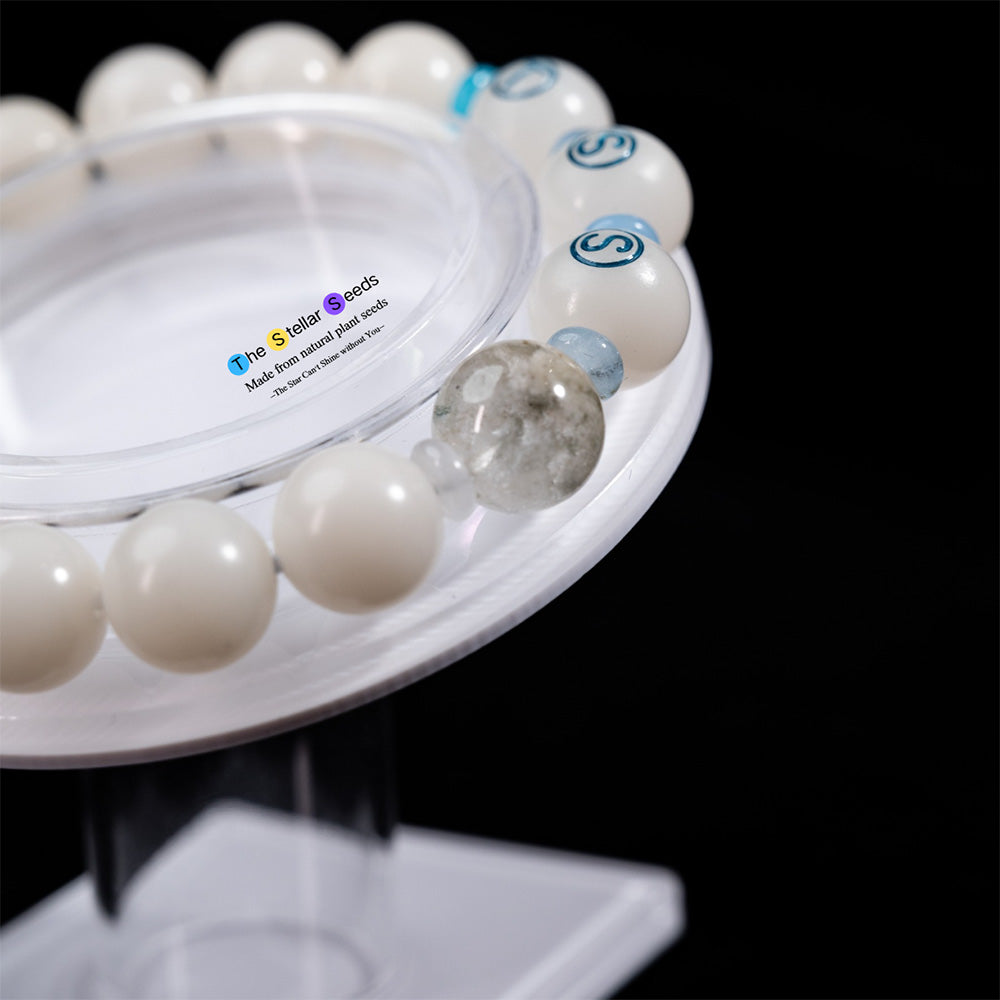 Natural Crystal Mala Beads Bodhi Seed Bracelet – Soothe the Soul - The Stellar Seeds