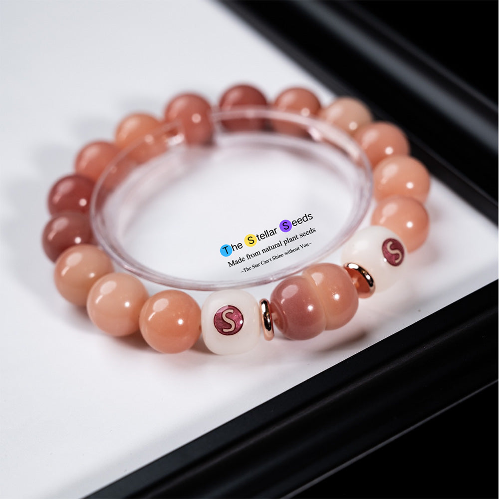 Brown Bodhi Beads Mala Bracelet with Sleep Bead - The Stellar Seeds