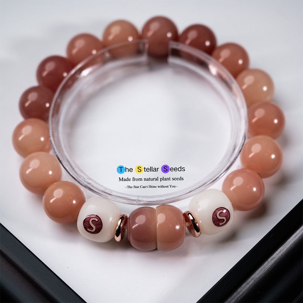 Brown Bodhi Beads Mala Bracelet with Sleep Bead - The Stellar Seeds