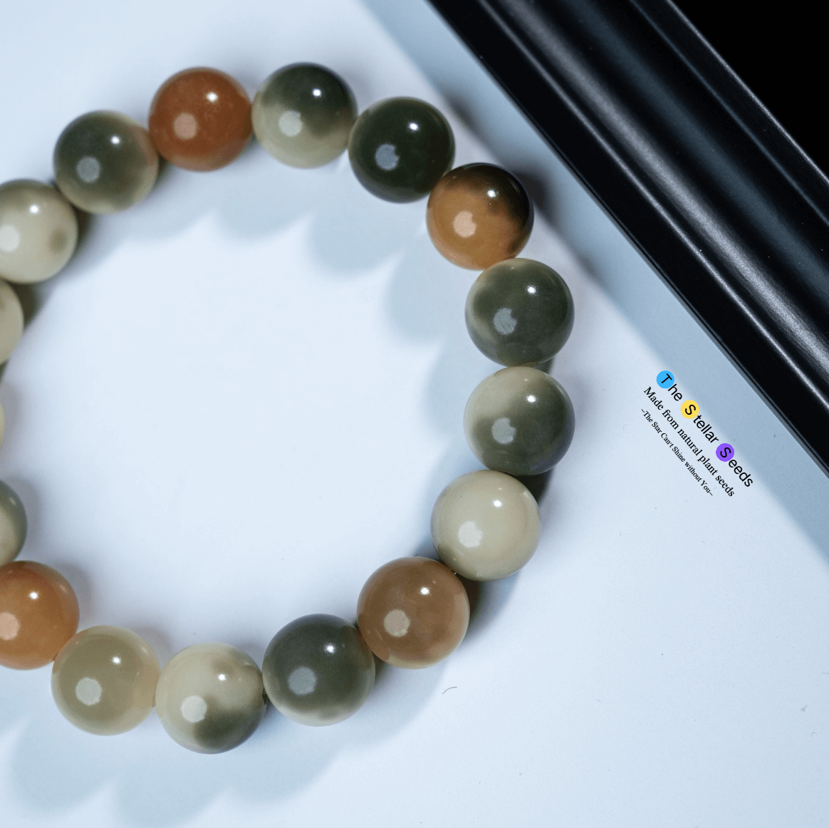 Spiritual Rosary Beads – Green Bodhi Bracelet for Daily Reflection - The Stellar Seeds