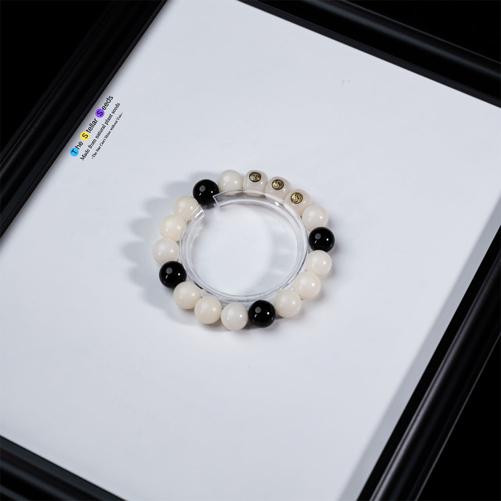 Guardian Energy Bracelet – Gold Sheen Obsidian & Natural Bodhi Seeds - The Stellar Seeds