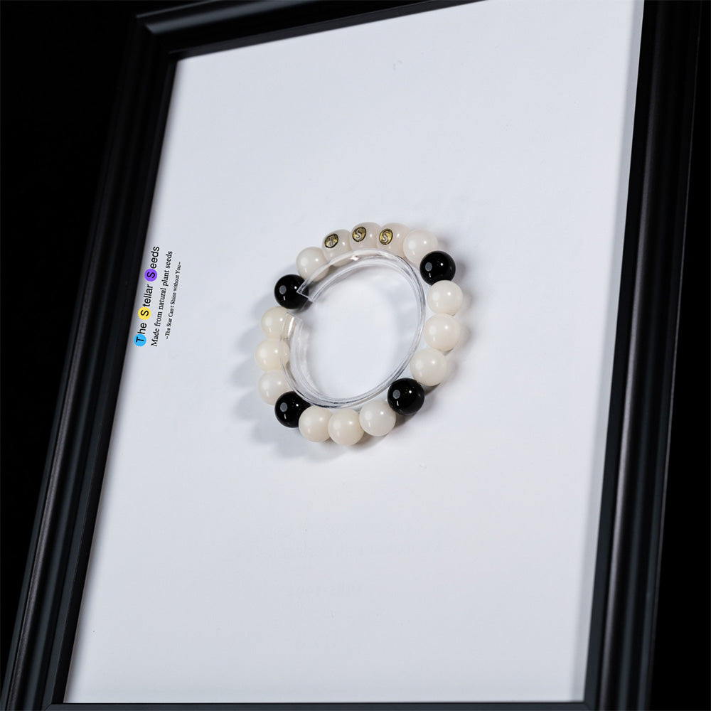 Guardian Energy Bracelet – Gold Sheen Obsidian & Natural Bodhi Seeds - The Stellar Seeds