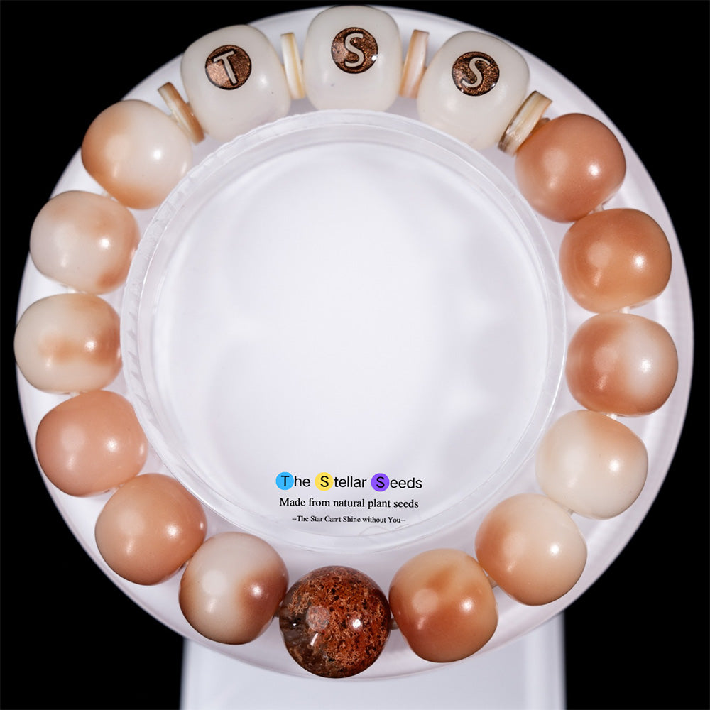 Flames of Focus – Red Phantom Energy Stone & Bodhi Meditation Bracelet - The Stellar Seeds