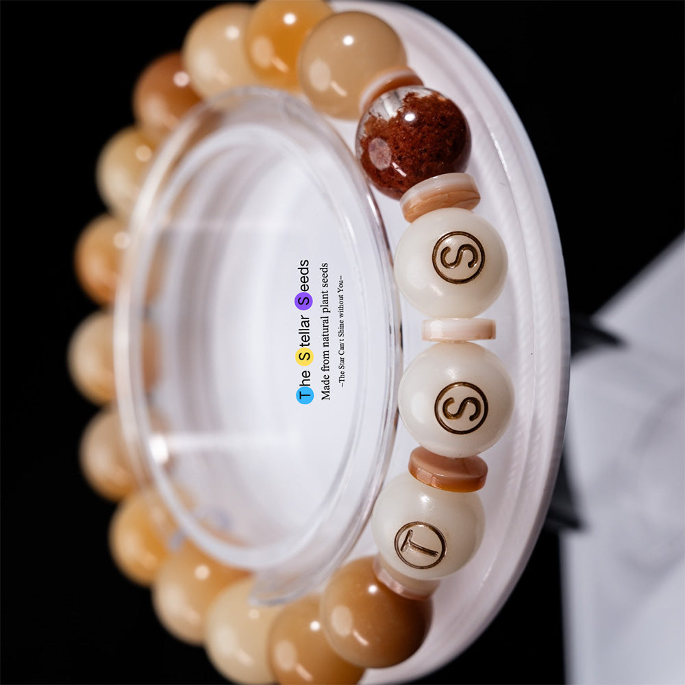Red Phantom Crystal Bodhi Beads Bracelet – Boosts Career Success - The Stellar Seeds