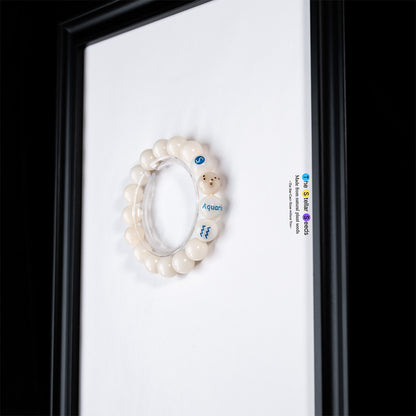White Bodhi Seed Mala Beads – Aquarius Constellation for Mindfulness - The Stellar Seeds