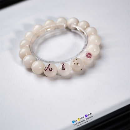 Zodiac Mala Beads Meditation – Aries Constellation Healing Bracelet - The Stellar Seeds