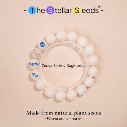 Zodiac Spiritual Bracelets – Sagittarius Symbol with Bodhi Beads for Growth - The Stellar Seeds
