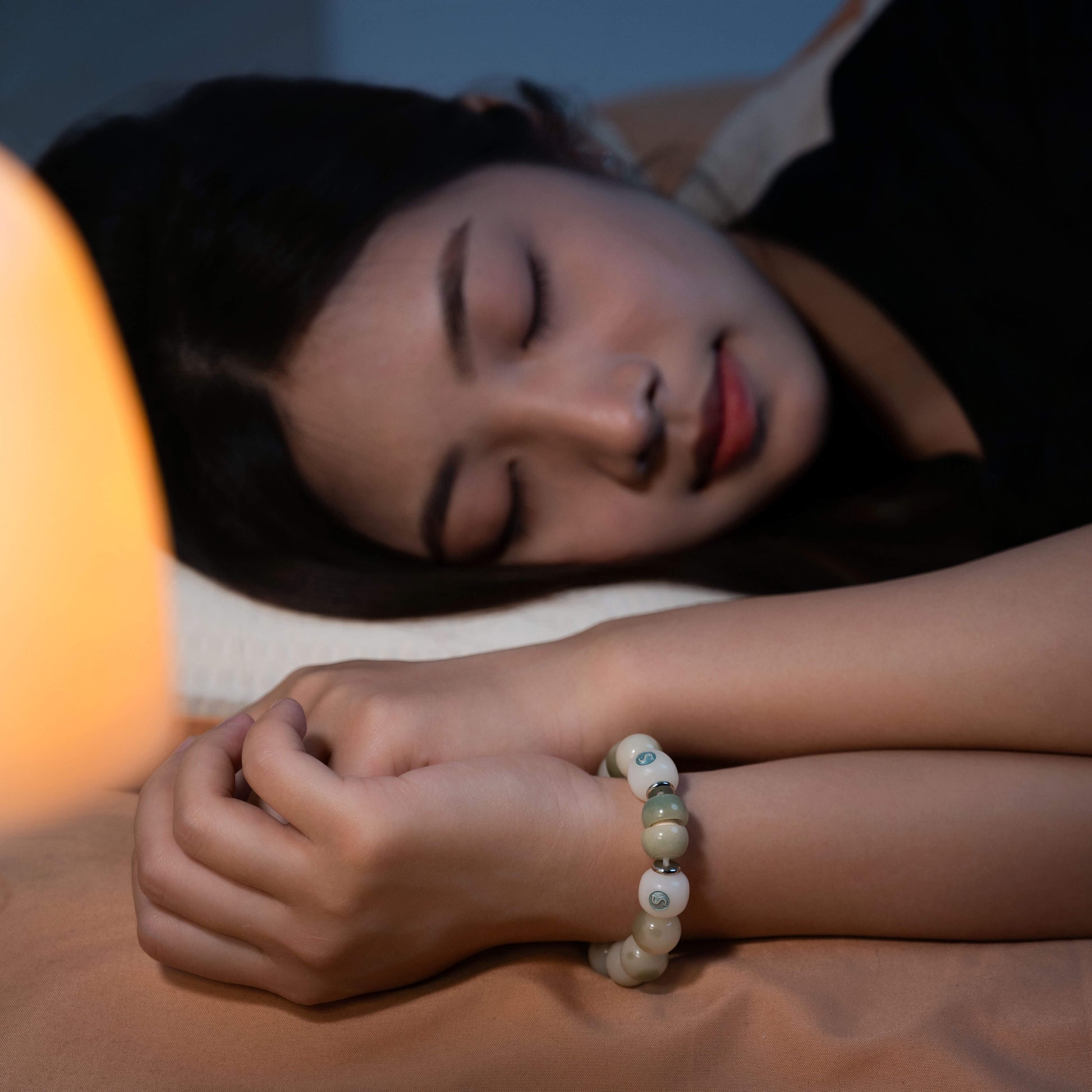 Green Bodhi Mala Beads Bracelet for Calm Sleep - The Stellar Seeds