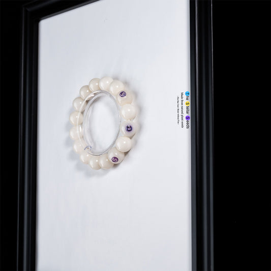 Purple Moissanite Bracelet– A Meaningful Fusion of Stillness and Spark - The Stellar Seeds