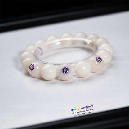 Purple Moissanite Bracelet– A Meaningful Fusion of Stillness and Spark - The Stellar Seeds