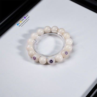 Purple Moissanite Bracelet– A Meaningful Fusion of Stillness and Spark - The Stellar Seeds