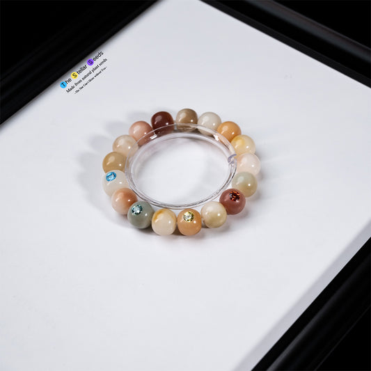 Colorful Bodhi Meditation Beads with Moissanite – A Radiant Spiritual Bracelet - The Stellar Seeds