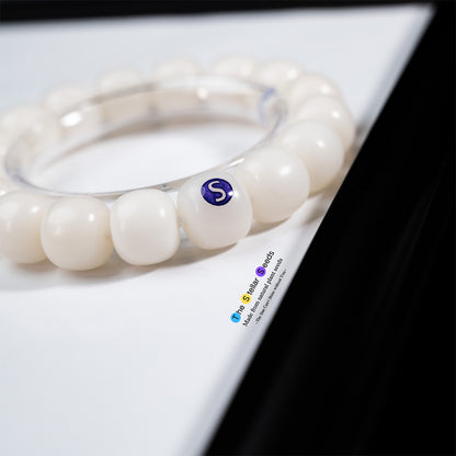 Natural White Bodhi Seed Bracelet – Embrace Serenity and Focus - The Stellar Seeds