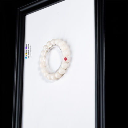 White Bodhi Meditation Bracelet – Connect with Nature & Tranquility - The Stellar Seeds