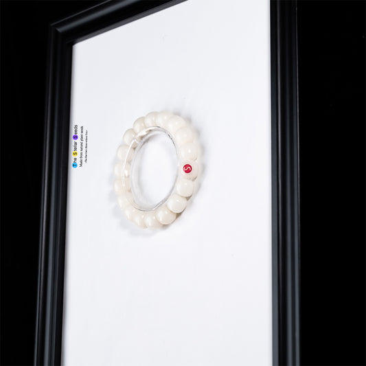 White Bodhi Meditation Bracelet – Connect with Nature & Tranquility - The Stellar Seeds