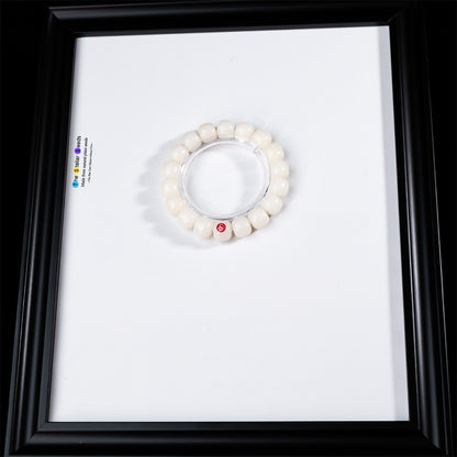 White Bodhi Meditation Bracelet – Connect with Nature & Tranquility - The Stellar Seeds