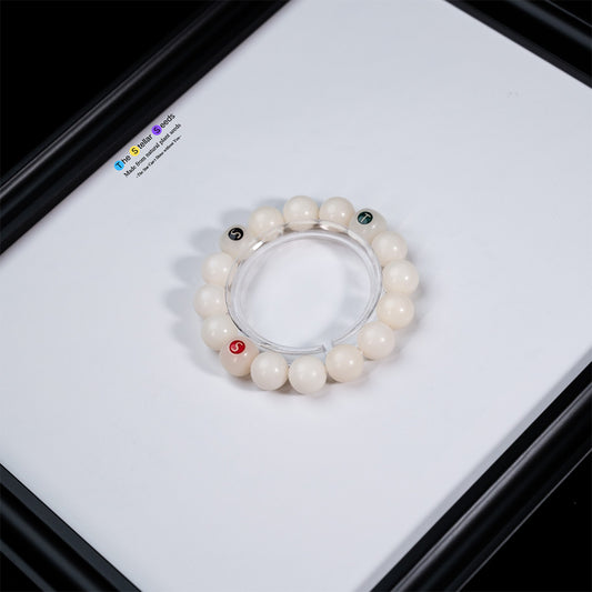 White Bodhi Seed Bracelet – Pure, Peaceful, Natural - The Stellar Seeds