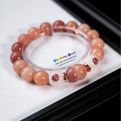 Brown Bodhi Beads Mala Bracelet with Sleep Bead - The Stellar Seeds