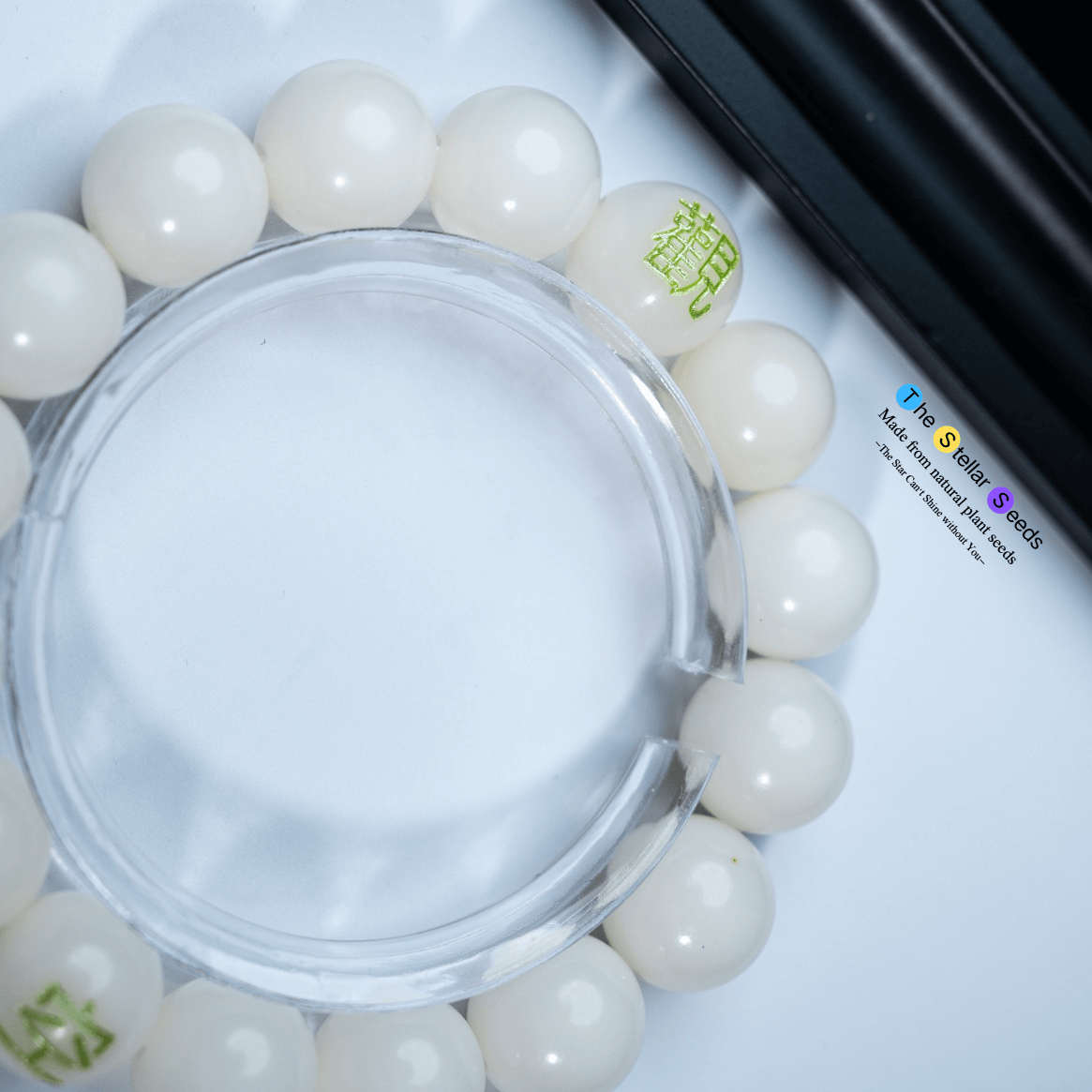 Buddhist Prayer Beads Mala – “觀空” Engraving for Meditation &Mindfulness - The Stellar Seeds