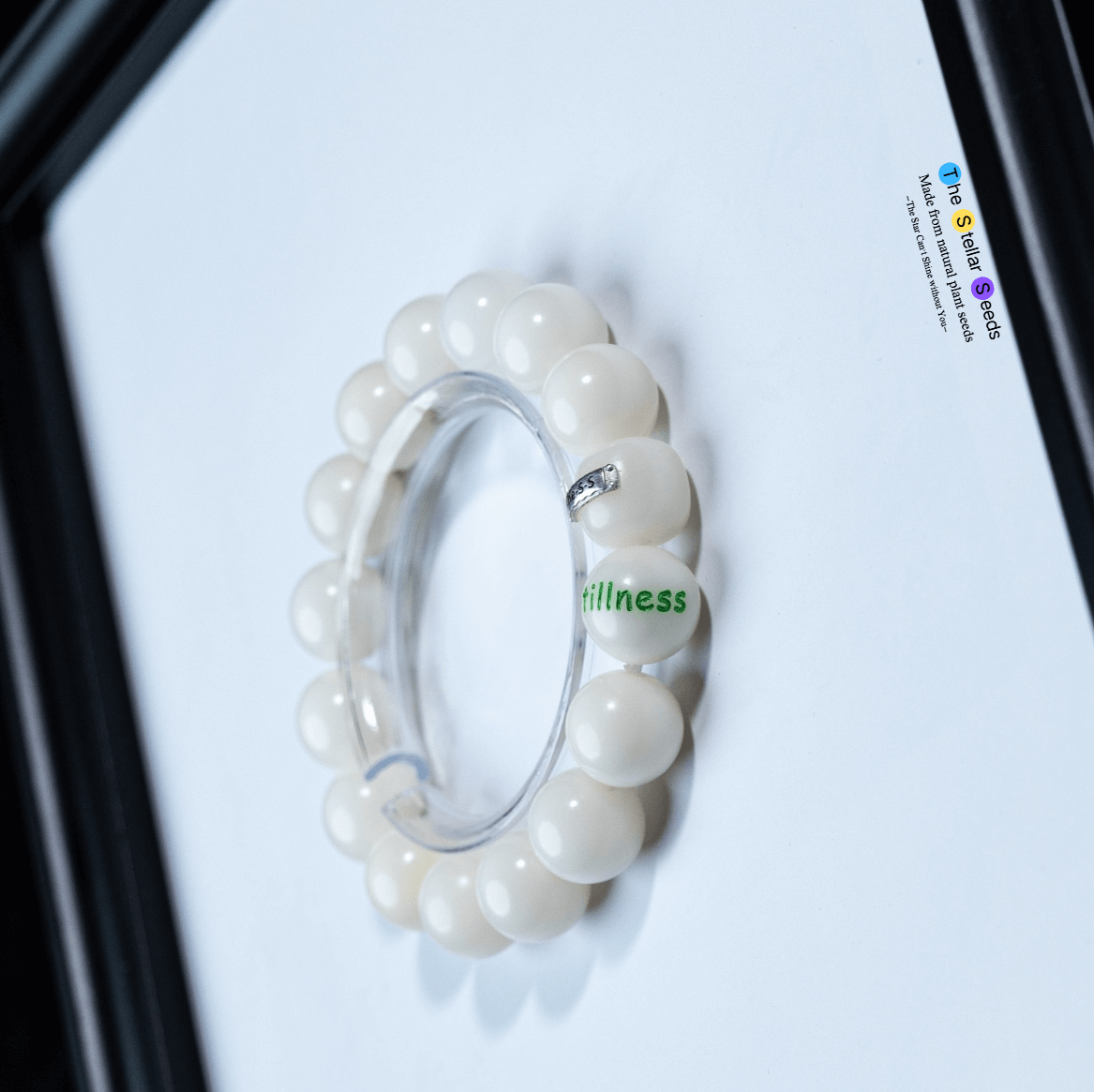 Mala Bead Bracelet – “Stillness” Engraved for Meditation &Inner Peace - The Stellar Seeds