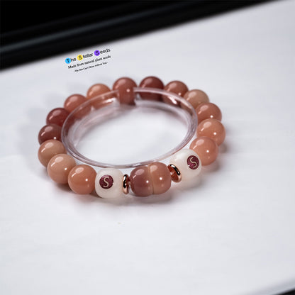 Brown Bodhi Beads Mala Bracelet with Sleep Bead - The Stellar Seeds