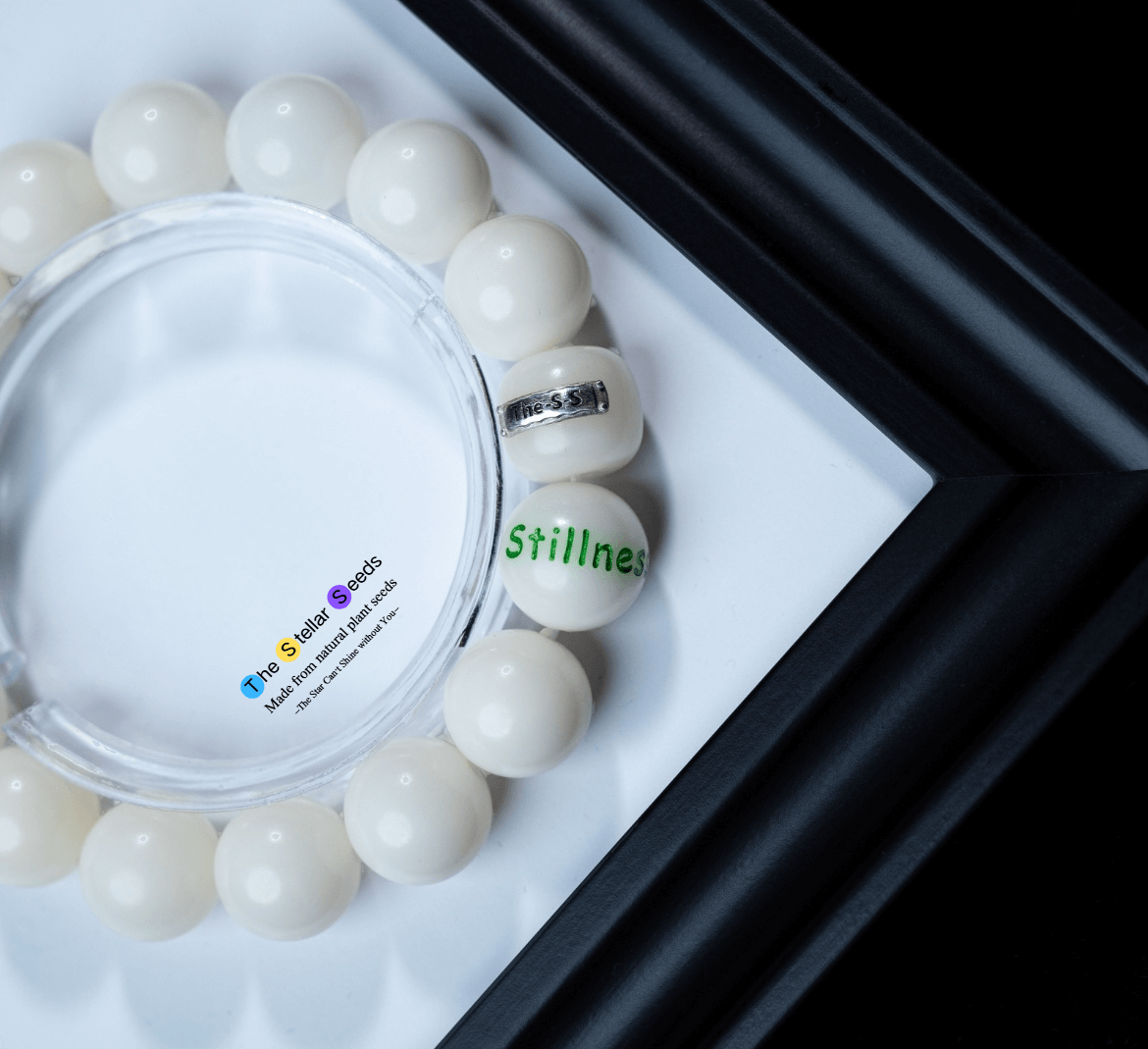 Mala Bead Bracelet – “Stillness” Engraved for Meditation &Inner Peace - The Stellar Seeds