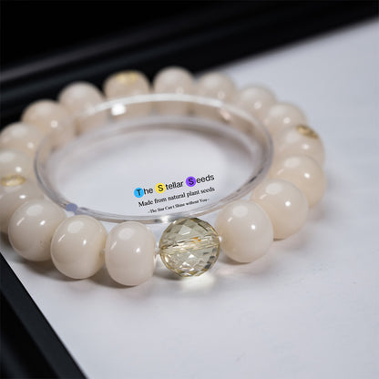 Abundance & Peace – Citrine and Bodhi Bead Energy Bracelet - The Stellar Seeds