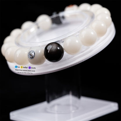 Natural Bodhi Bracelet with Gold Obsidian – Calm Mind, Bold Spirit - The Stellar Seeds