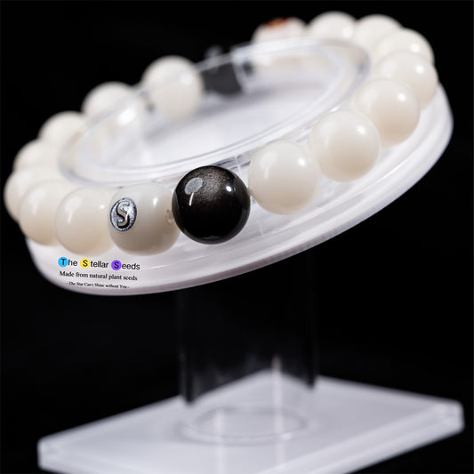 Natural Bodhi Bracelet with Gold Obsidian – Calm Mind, Bold Spirit - The Stellar Seeds